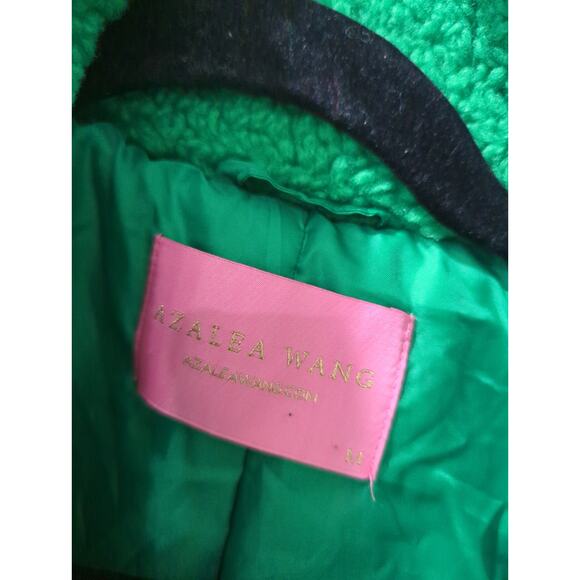Azalea Wang Teddy Green Varsity Jacket - Picture 5 of 6